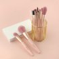 Makeup Brushes Sets Cosmetic Face Eyebrows Powder Foundation Woman Pink HI