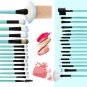 32Pcs Makeup Brushes Eyebrow Face Lip Pencil Brush Set Pink &Blue 2Set New