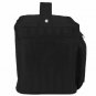 Black Travel Makeup Bag Large Cosmetic Bag Makeup Case Organizer for Women Men