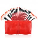 22Pcs Red Makeup Brushes Powder Foundation Eyebrow Blush Tool For Lady Girl Hot