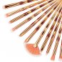 15pcs 3D Diamond Fan-shape Powder Eye Shadow Eyebrow Makeup Brushes Set(E)
