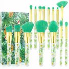 Tropical Makeup Brushes 14 Pieces Professional Makeup Brushes Set Premium
