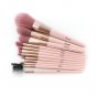 12Pcs Makeup Brushes Set Eyebrows Face Lip Cosmetic Makeup Brush Pink Lady Gift