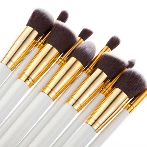 10Pcs Makeup Brush Set Foundation Eeyshadow Lip Pencil Bleding Brush Beauty Use