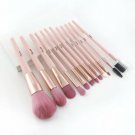 12Pcs Professional Makeup Brushes Cosmetic Lip Eyebrows Powder Woman New Design