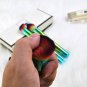 10Pcs Makeup Yellow Green Kits Brushes Cosmetics Brush Tool Use Lady Girl Need