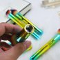10Pcs Makeup Yellow Green Kits Brushes Cosmetics Brush Tool Use Lady Girl Need