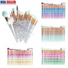 20PCS Makeup Brush Set Eyelash Eye Shadow Blending Brush Face Cosmetic Tool