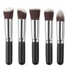 10Pcs Black Make Up Brush Cosmetic Brushes for Foundation Eyebrow Eyeliner New