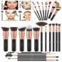 Set Profesional De Brochas Kabuki Para Ojos Cejas Sombras Belleza Natural Kit