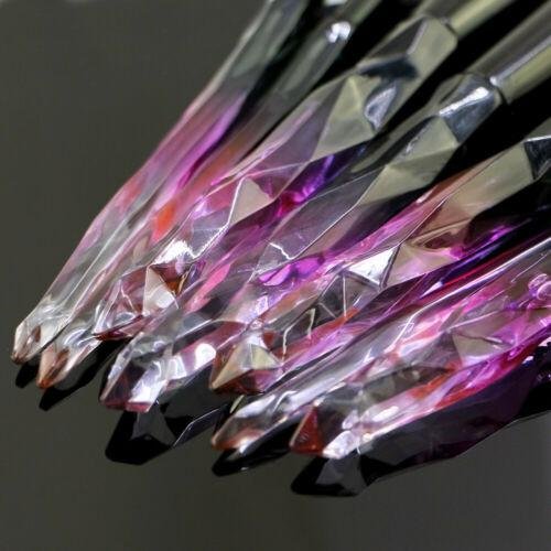 10pcs/Set Makeup Brushes Set Eyebrow Brushes Crystal Handle Cosmetic Brushes Kit