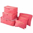 6Pcs Travel Storage Bag Set for Clothes Luggage Packing Cube Organizer Suitcase