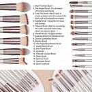 Set Brochas De Maquillaje Profesional Pinceles Para Maquillar Juego 18 Pcs