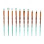 10pcs Rainbow Makeup Brushes Set Eye Shadow Eyebrows Eyelashes Brush Soft Brush