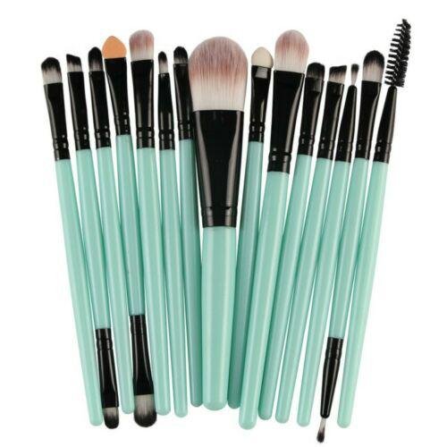 15pcs Makeup BRUSHES Kit Set Powder Foundation Eyeshadow Eyeliner Lip Brush USA
