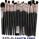 20 Pcs Makeup Brush Set ,Eyeshadow,Eye