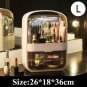 Portable Makeup Cosmetic Bathroom Storage Box Organizer Waterproof Dustproof US