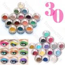 Loose eyeshadow pigment powder satin glitter eyeshadow powder set mixed color