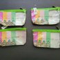 4 Clear Make Cases Lot Pencil Case 5 X 8