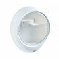 Wall-mounted Makeup Organizer Double Layer Jewelry Round Cosmetic Storage Box US