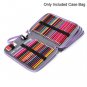 US 184 Slots Pencil Case Organizer Foldable Pen Storage Box Bag Large Capacity