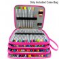 US 184 Slots Pencil Case Organizer Foldable Pen Storage Box Bag Large Capacity