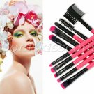 16pc Pro Makeup Brushes Set Powder Eyebrow Eyeshadow Eyeliner Lip Brush With Bag