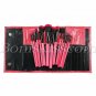 16pc Pro Makeup Brushes Set Powder Eyebrow Eyeshadow Eyeliner Lip Brush With Bag