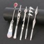 5Pcs Anime Makeup Brushes Set Sharingan Symbol Cosmetic Pincel Gift Tool Kits