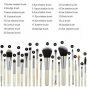 22 PCS/Set Pro Makeup Brushes Eyeshadow Powder Eyeliner Lip Shadow Blush Tools