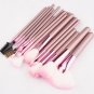 22Pack Makeup Brushes Powder Foundation Eyebrow Brushes Pink Soft Use For Woman