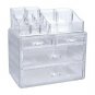 Desktop Storage Box Makeup 4 Drawers Organizer Jewelry Container Case Cosmetic