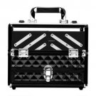 Foldable Aluminum Acrylic Makeup Train Case Jewelry Organizer Storage Lockable