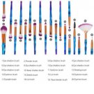 20Pcs/Set Makeup Brush Set Kit Tools Professional Makeup Brushes Eyes Brush CN