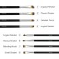 8Pcs Eye Makeup Brush Set Eyeshadow Concealer Blending Makeup New Cool Design