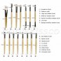 15pcs Makeup Brush Kit Foundation Eyeshadow Eyeliner EyeBrow Concealer Brushes