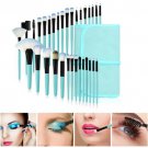 32Pcs Makeup Brushes Face Powder Eyeshadow Lip Brush Amazing Useful Nice Blue