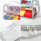 Clear Wash Makeup Bag Travel Cosmetic Transparent PVC Toiletry Pouch Organizer