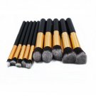 10Pcs Makeup Brush Set Cosmetic Beauty Shadow Eyeliners Face Blending Brush Hot