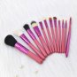 12x Rose Red Cosmetic Makeup Brushes Set Foundation Kabuki Brushes New