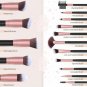 Makeup Brush Set 16 Pcs Premium Synthetic Foundation Powder Concealers