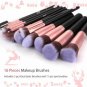 Makeup Brush Set 16 Pcs Premium Synthetic Foundation Powder Concealers