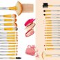 32Pcs Makeup Brushes Kit Set Powder Foundation Eyeshadow Eyeliner Lip Gold Hot