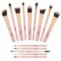 14Pcs Makeup Brushes Powder Foundation Eyebrow Eyeshadow Pink Makeup Applicator