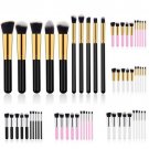 10pcs Pro Makeup Brushes Powder Foundation Cosmetic Eyebrow Brush Tool Kits Hot