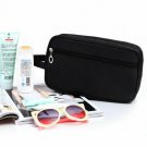 Black Travel Toiletry Bag Dopp Kit Cosmetics Makeup Shaving Organizer Men Women