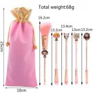 5pcs/set Demon Slayer Kimetsu no Yaiba Makeup Brush Japan Anime Cosplay Women