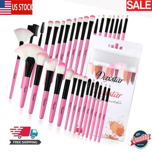 32Pcs Makeup Brushes Eyebrow Face Lip Pencil Brush Daxstar New Style Hot Use US