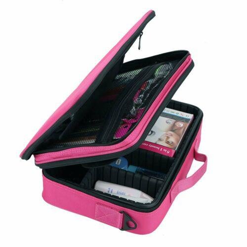 2 Way Using Makeup Cosmetic Brush Pouch Artist Organizer Travel Bag Case Storage