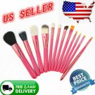 12X/Set Makeup Brushes Set Powder Foundation Kabuki Blush Blending Brushes